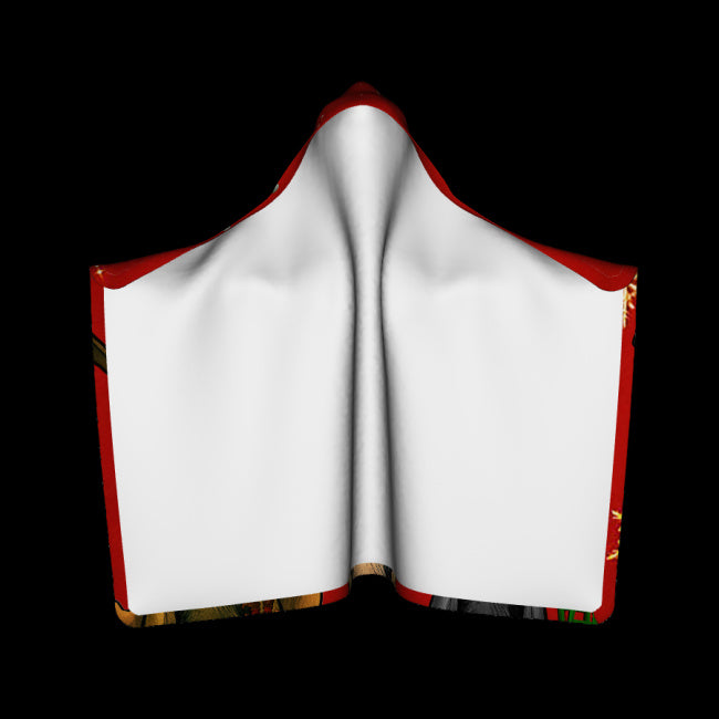 Happy Howlidays - Italian Greyhound/Greyhound, Whippet and Lurcher. Full Print Hooded Blanket