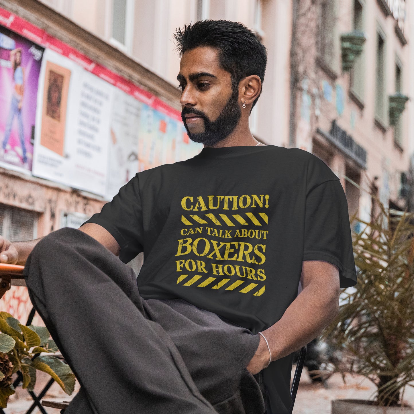 Caution! Can Talk About Dogs For Hours. - Unisex Oversized T-shirt | SOL'S Legacy 03996