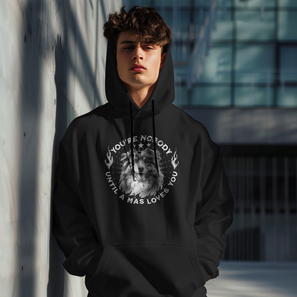 MAS – You're Nobody Until a MAS Loves You. - Classic Unisex Pullover Hoodie | Gildan® 18500 Black
