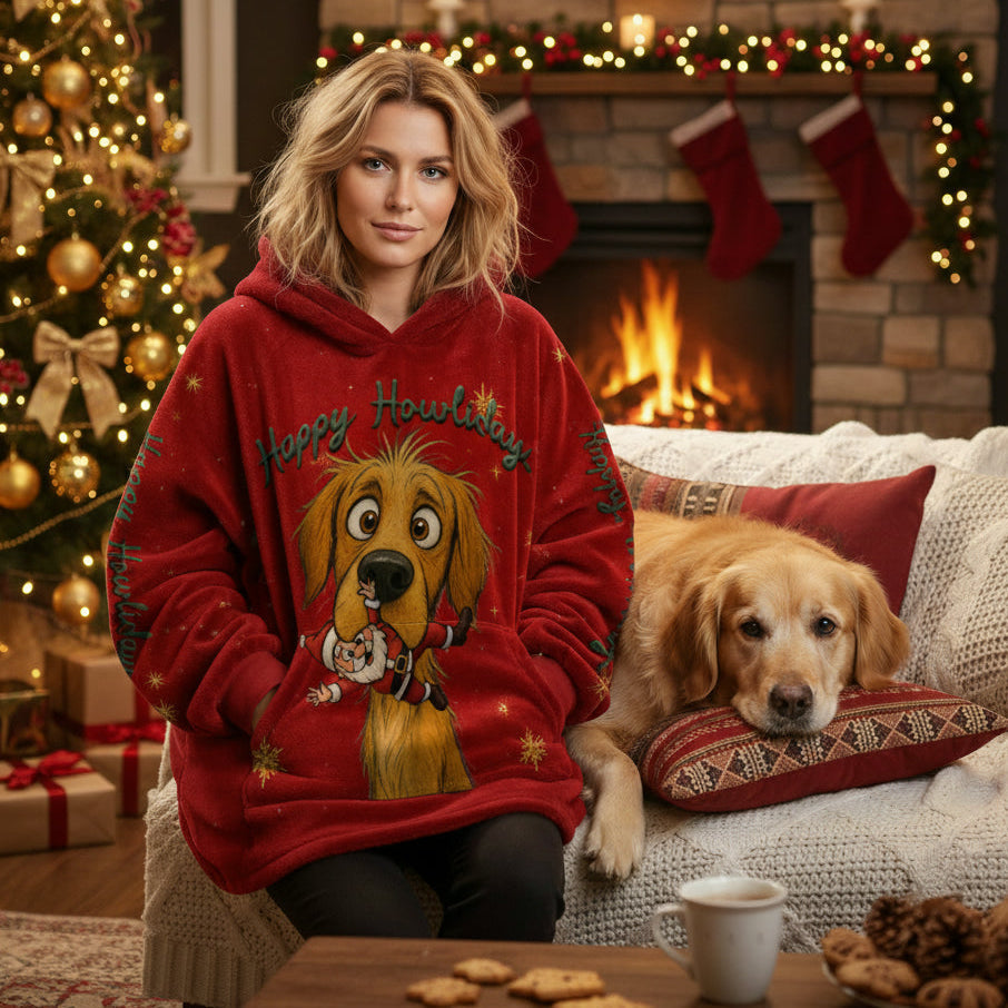 Christmas Golden Retriever