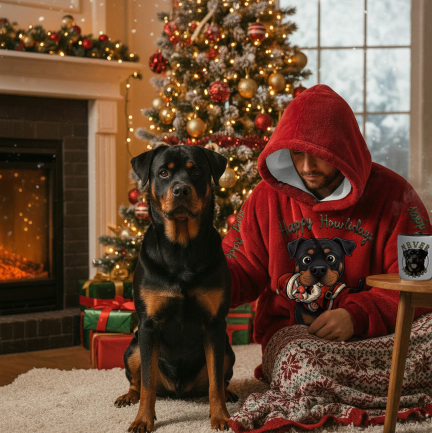 Christmas Rottweiler