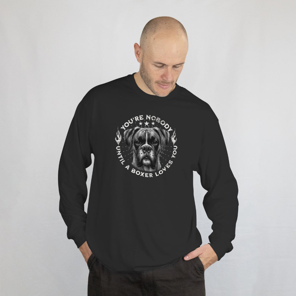 'You're Nobody Until A Boxer Loves You' - Boxer. - Premium Unisex Longsleeve T-shirt