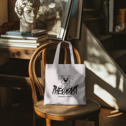 My Therapist - Boxer. - Organic Long Handles Tote Bag | SOL'S Stockholm 04091