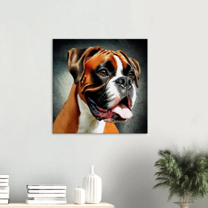 Fawn Boxer Dog Canvas Print - Immersive Art Experience