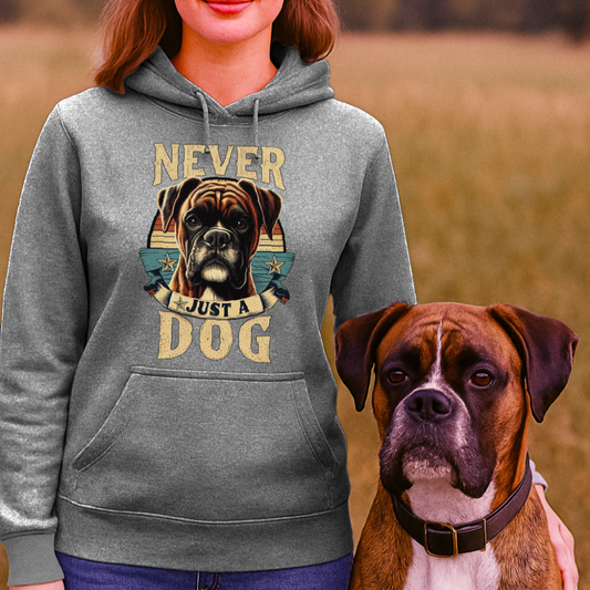 Never Just A Dog - Brindle Boxer. Classic Unisex Pullover Hoodie | Gildan® 18500