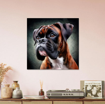 Solid Brindle Boxer Dog Canvas Print - Immersive Art Experience