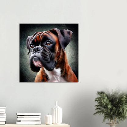 Solid Brindle Boxer Dog Canvas Print - Immersive Art Experience