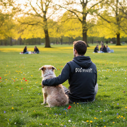 Dogtrovert Zip Hoodie – Premium Cotton with Front and Back Print