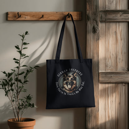 German Shepherd. Organic Long Handles Tote Bag | SOL'S Stockholm 04091