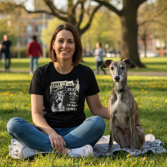 Tell Me It's Just A Dog.. -  Iggy/Greyhound/Whippet/Lurcher.  Heavyweight Unisex Crewneck T-shirt | Gildan® 5000