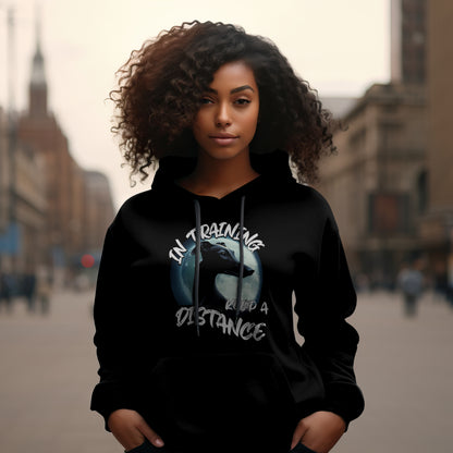 In Training - Italian Greyhound/Whippet In Moonlight. Front And Back Print.  Classic Unisex Pullover Hoodie | Gildan® 18500