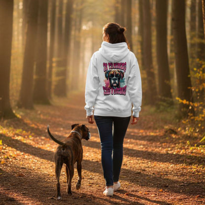 In Training - Boxer. Front And Back Print. Classic Unisex Pullover Hoodie | Gildan® 18500