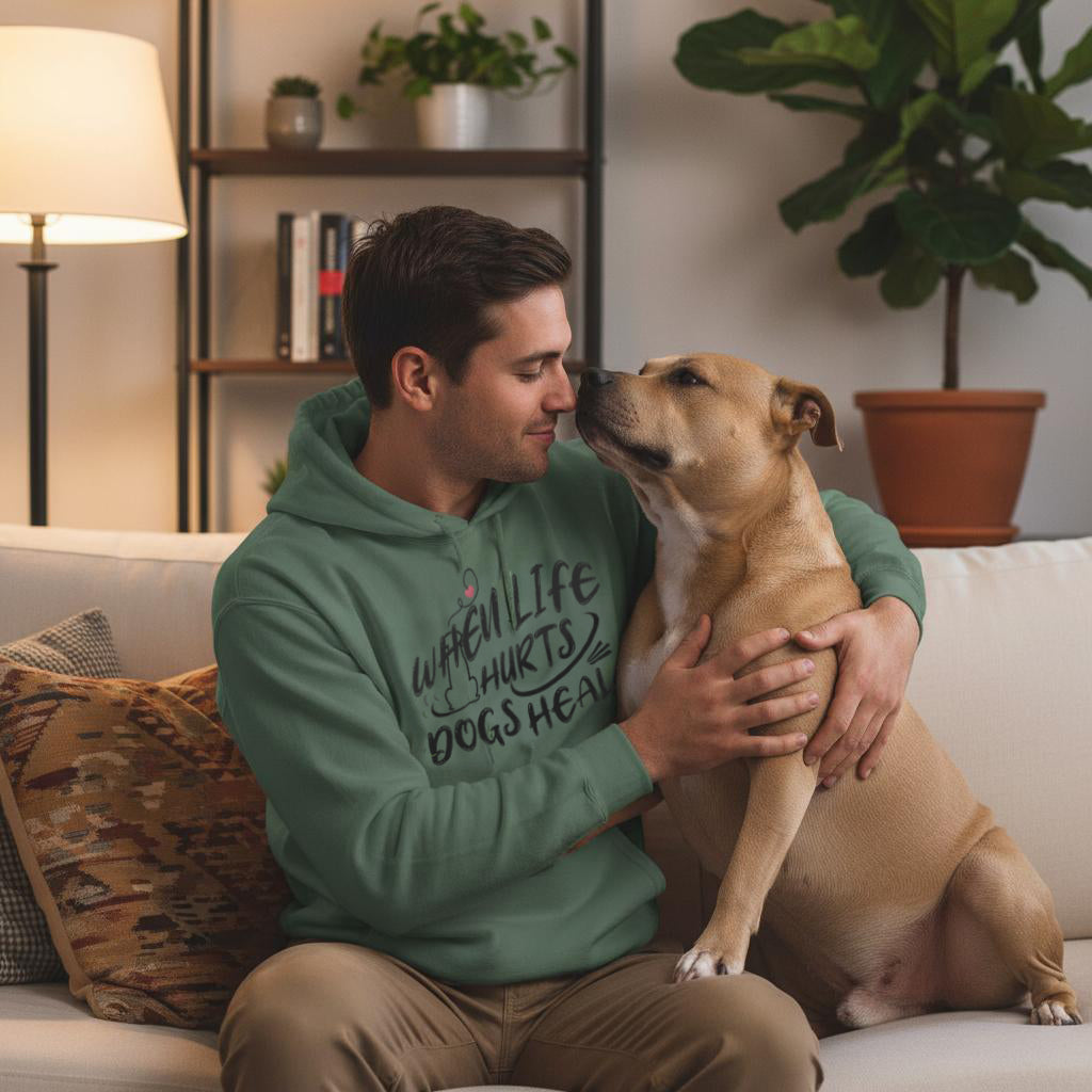 When Life Hurts.. - Classic Unisex Pullover Hoodie | Gildan® 18500