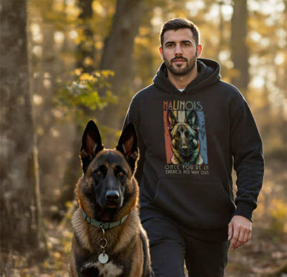 Retro Malinois. Classic Unisex Pullover Hoodie | Gildan® 18500