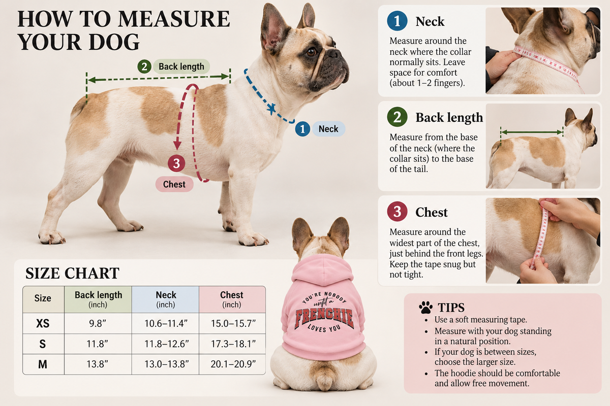 You're Nobody, Until A Frenchie Loves You – Premium Dog Hoodie