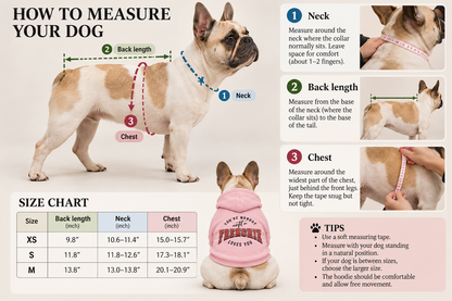 You're Nobody, Until A Frenchie Loves You – Premium Dog Hoodie