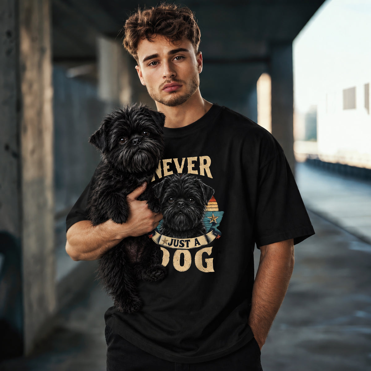 Never Just A Dog - Affenpinscher Graphic T-Shirt