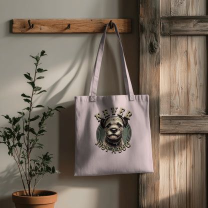 Never Just A Dog - Border Terrier.  Organic Long Handles Tote Bag | SOL'S Stockholm 04091