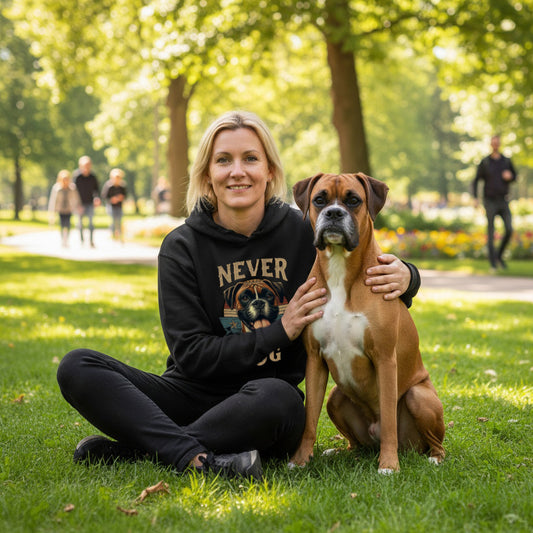 Never Just A Dog - Fawn Boxer.  Classic Unisex Pullover Hoodie | Gildan® 18500