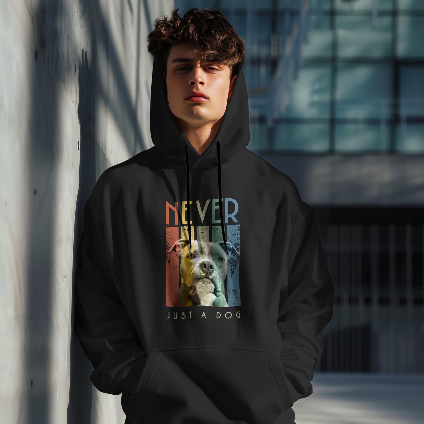 Bully - Never Just A Dog. Classic Unisex Pullover Hoodie | Gildan® 18500