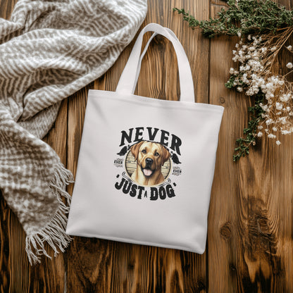 Never Just A Dog - Yellow Labrador. Organic Long Handles Tote Bag | SOL'S Stockholm 04091