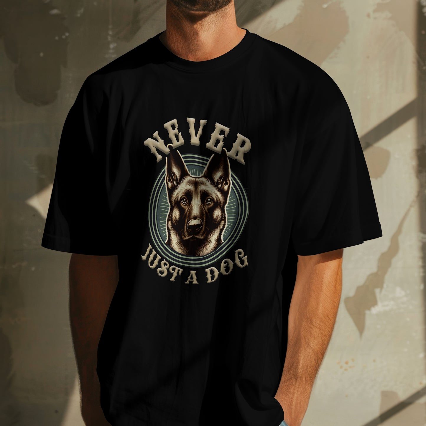 Never Just A Dog - Malinois. Unisex Oversized T-shirt | SOL'S Legacy 03996