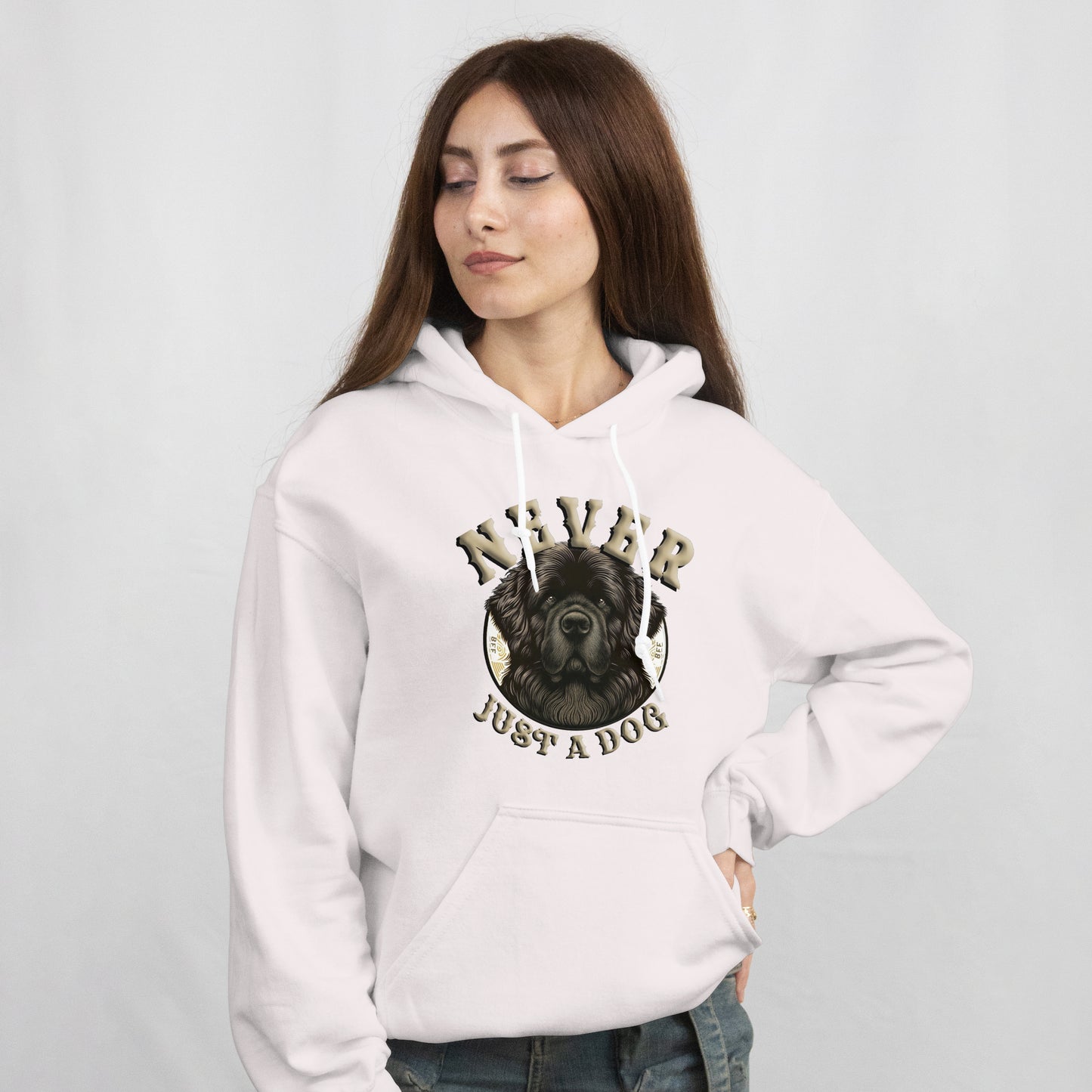 Never Just A Dog - Newfoundland. Classic Unisex Pullover Hoodie | Gildan® 18500