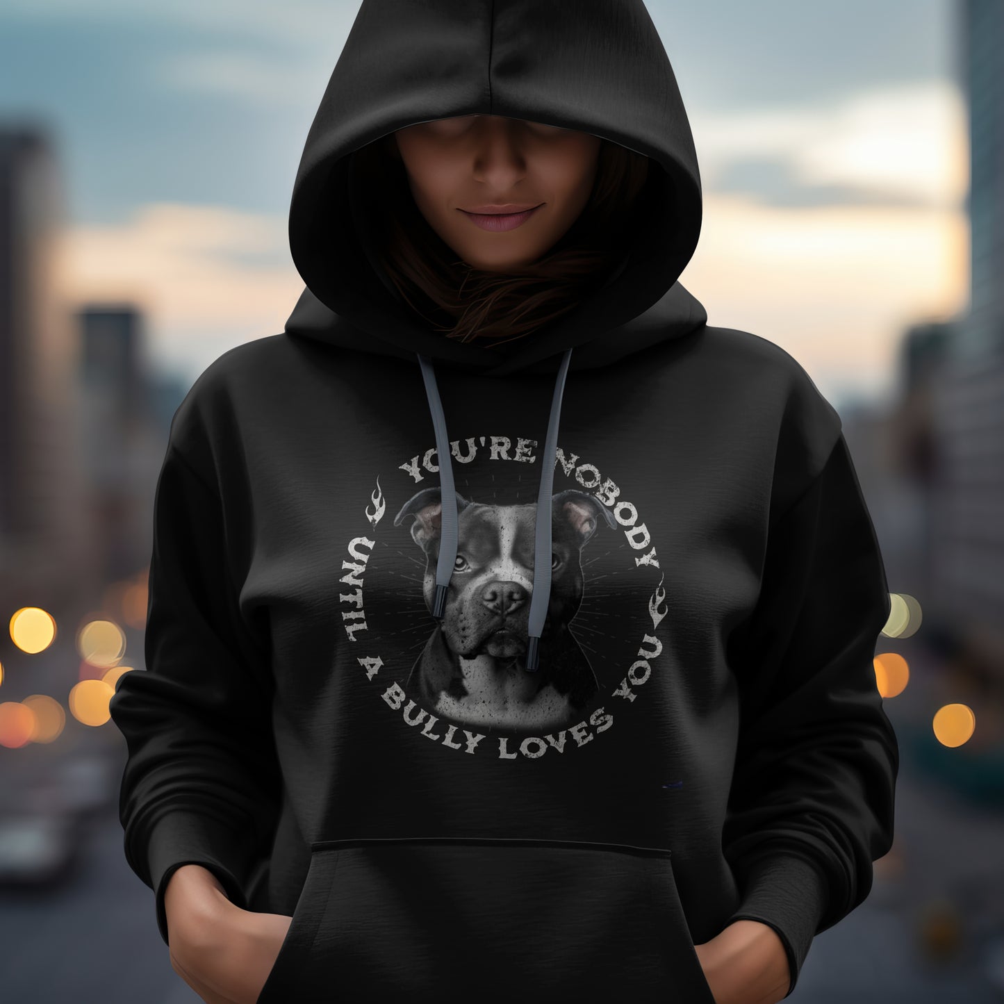 Bully  - You're Nobody Until A Bully Loves You. Classic Unisex Pullover Hoodie | Gildan® 18500