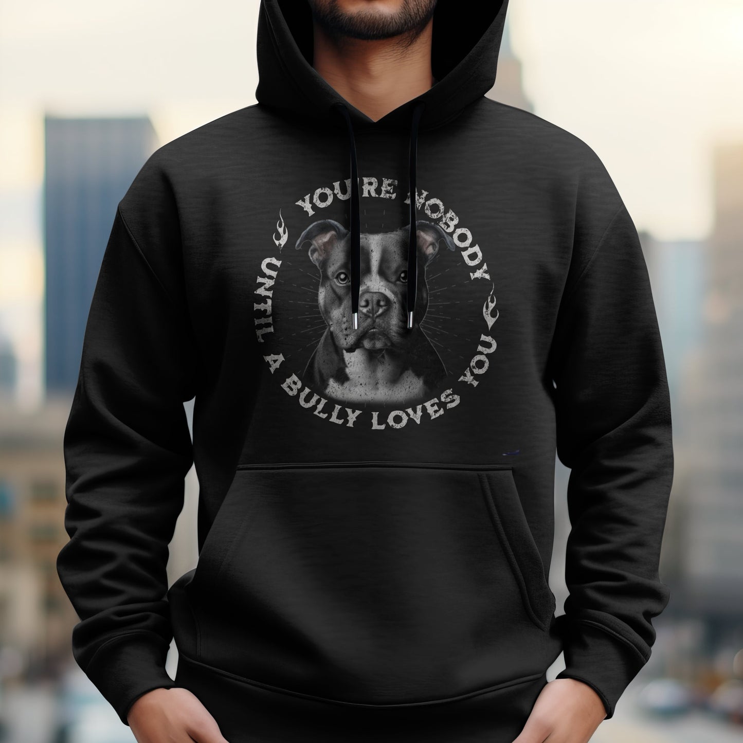 Bully  - You're Nobody Until A Bully Loves You. Classic Unisex Pullover Hoodie | Gildan® 18500