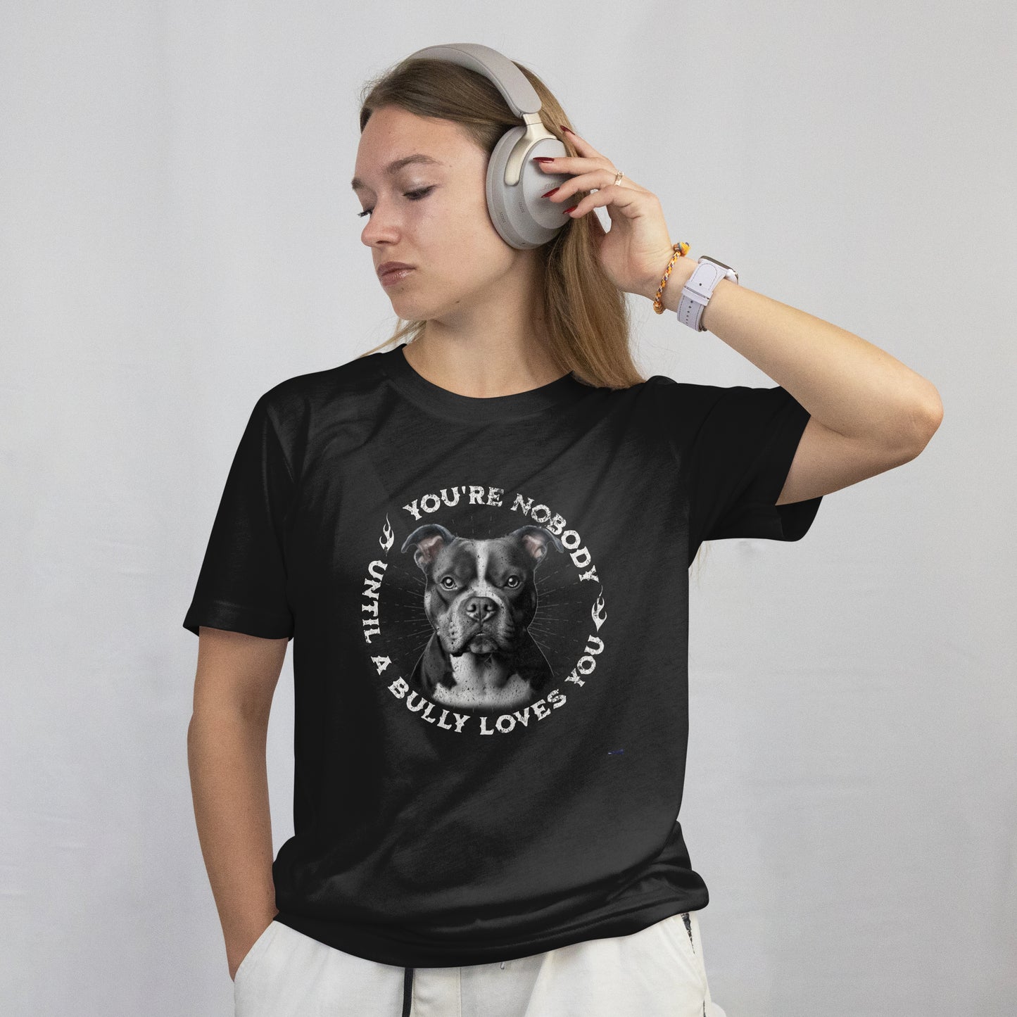 Bully  - You're Nobody Until A Bully Loves You. Premium Unisex Crewneck T-shirt | Bella + Canvas 3001