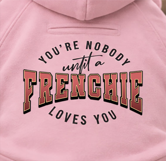 You're Nobody, Until A Frenchie Loves You – Premium Dog Hoodie
