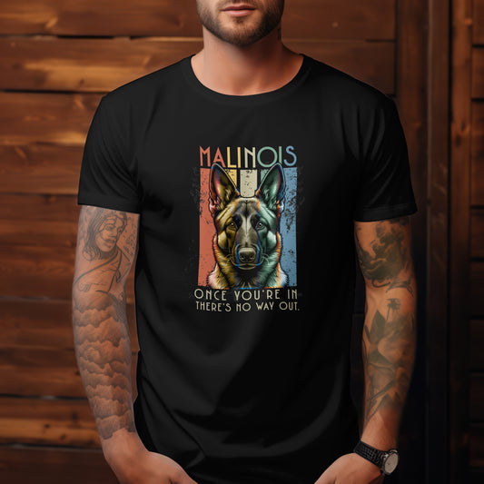 Retro Malinois. Premium Unisex Crewneck T-shirt | Bella + Canvas 3001
