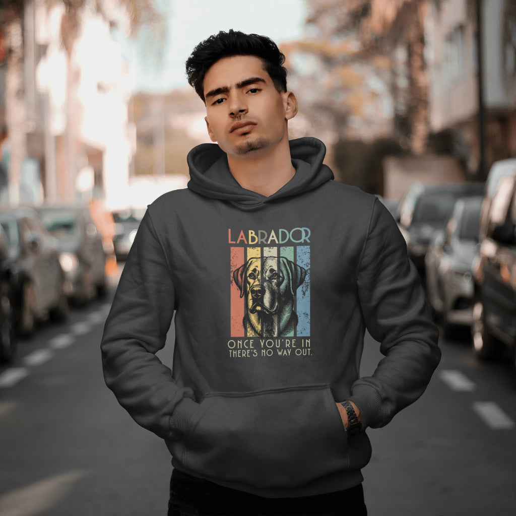 Retro Labrador. Classic Unisex Pullover Hoodie | Gildan® 18500