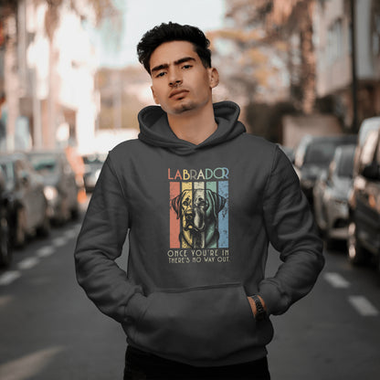 Retro Labrador. Classic Unisex Pullover Hoodie | Gildan® 18500