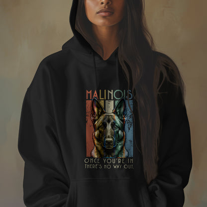 Retro Malinois. Classic Unisex Pullover Hoodie | Gildan® 18500