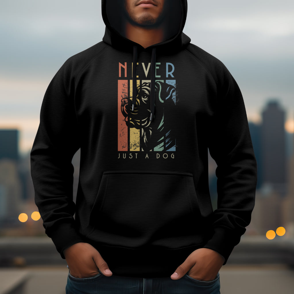 Retro Cane Corso -  Never Just A Dog. Classic Unisex Pullover Hoodie |  - Gildan® 18500