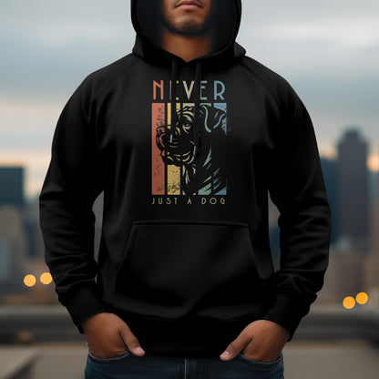 Retro Cane Corso -  Never Just A Dog. Classic Unisex Pullover Hoodie |  - Gildan® 18500