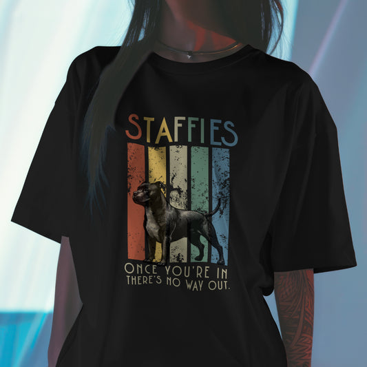 Retro Staffies - Organic In Conversion Oversized T-shirt | SOL'S Boxy