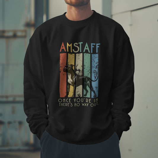 Retro Amstaff. Classic Unisex Crewneck Sweatshirt | Gildan® 18000