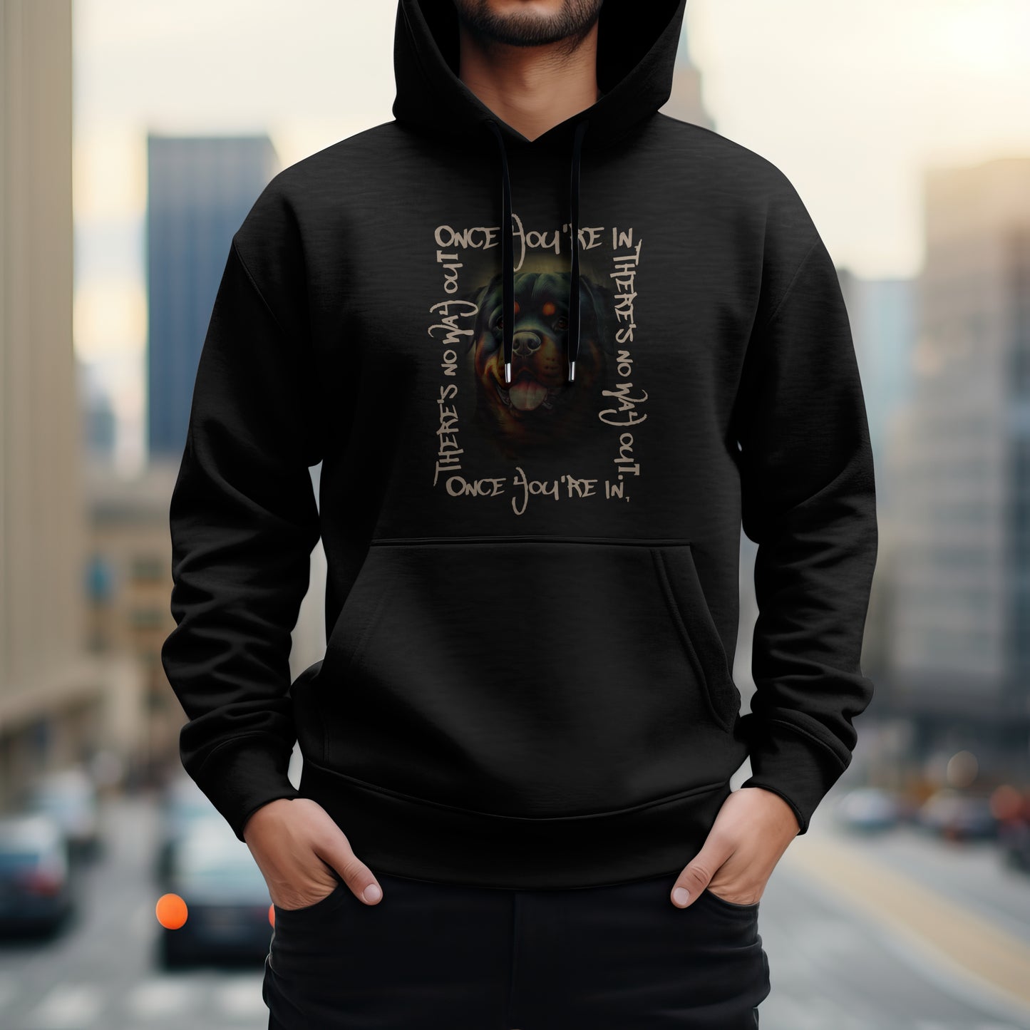 Once You're In.. - Rottweiler.  Classic Unisex Pullover Hoodie | Gildan® 18500