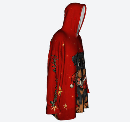 Happy Howlidays - Rottweiler. Cosy Oversized Christmas Hoodie  - Your Personal Cloud of Comfort.