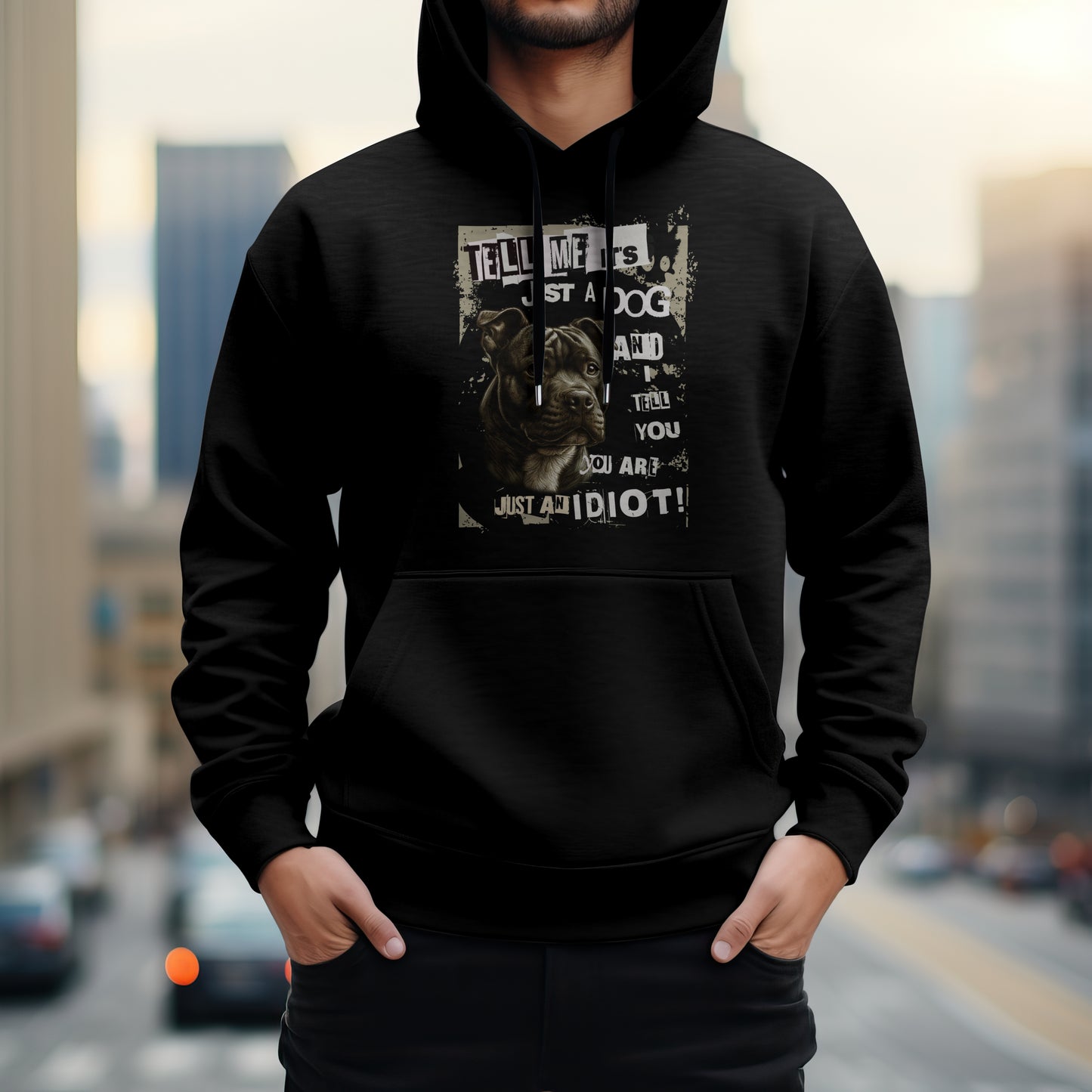 Tell Me It's Just A Dog.. -  Staffie/Bully/Pitmix. Classic Unisex Pullover Hoodie | Gildan® 18500