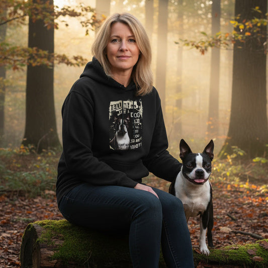 Tell Me It's Just A Dog... - Boston Terrier. Classic Unisex Pullover Hoodie | Gildan® 18500