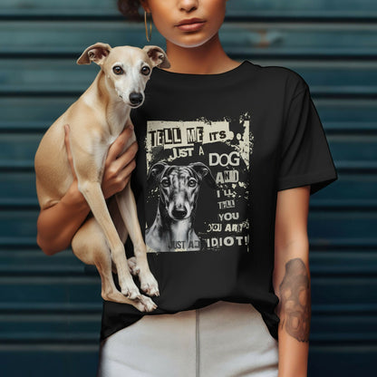 Tell Me It's Just A Dog.. -  Iggy/Greyhound/Whippet/Lurcher. Unisex Oversized T-shirt | SOL'S Legacy 03996