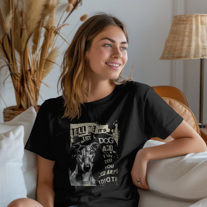 Tell Me It's Just A Dog.. -  Iggy/Greyhound/Whippet/Lurcher.  Heavyweight Unisex Crewneck T-shirt | Gildan® 5000