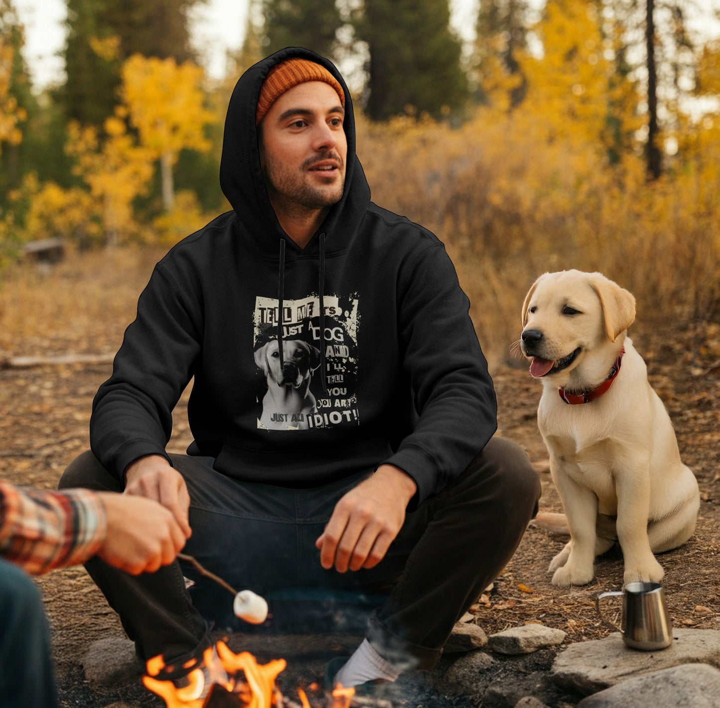 Tell Me It's Just A Dog.. - Yellow Labrador  - Classic Unisex Pullover Hoodie | Gildan® 18500